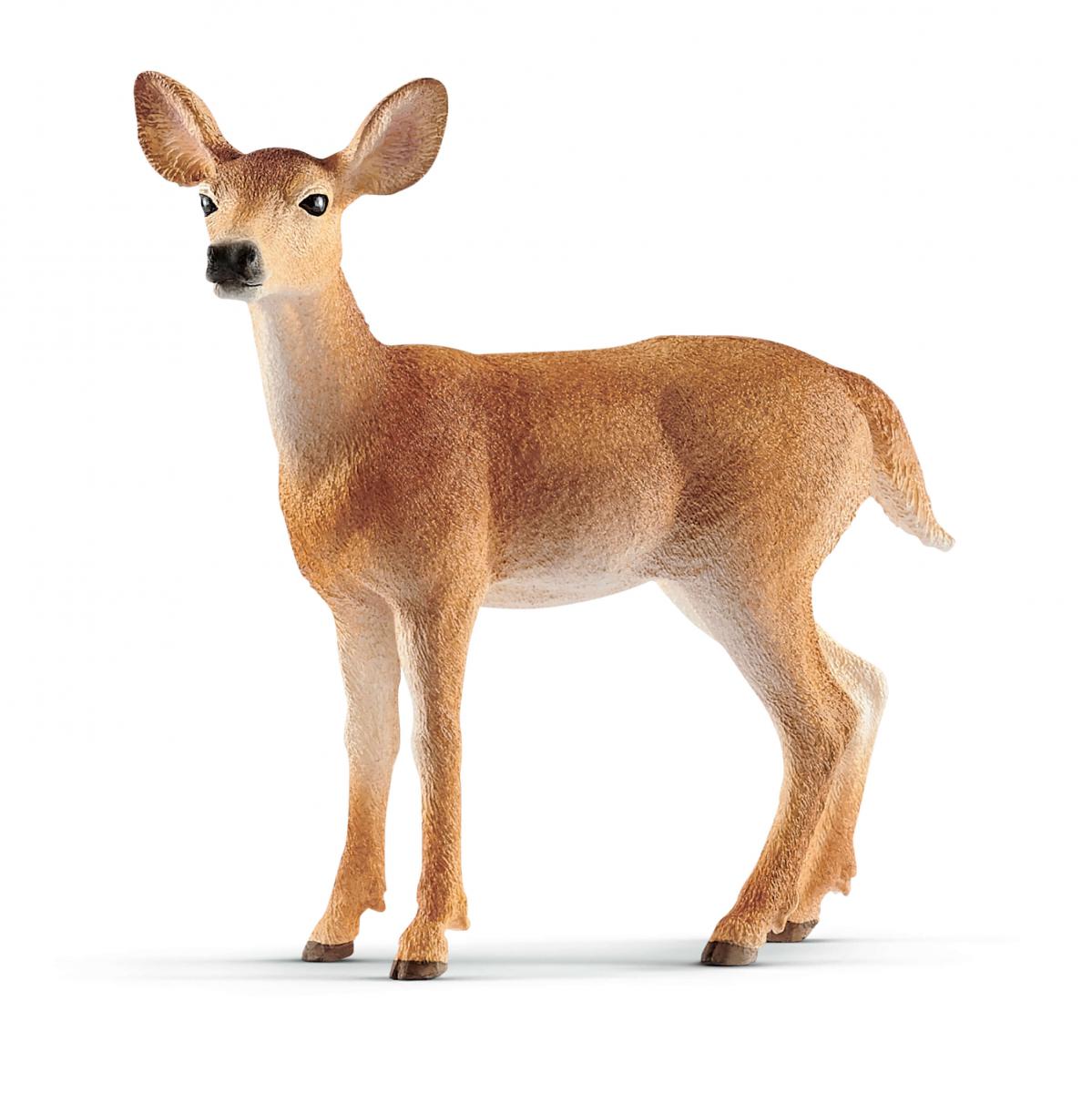 Schleich Animal Figurine - Wild White-Tailed Doe-Mountain Baby